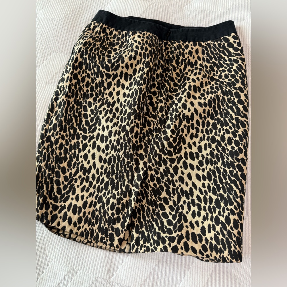 Leopard Print Skirt